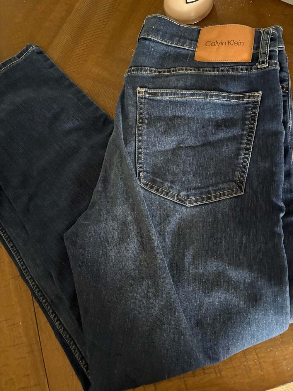 Calvin Klein Jeans Men's Slim Straight Fit Denim Jeans Size 34x30